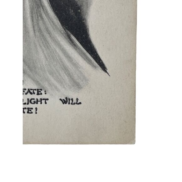 Halloween Postcard At Halloween Go Seek Your Fate 1911 May L Farini Candle Woman - Picture 7 of 12